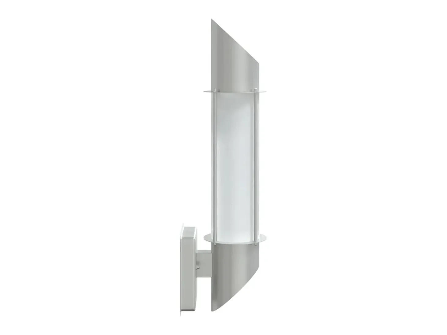 Aplique de exterior de acero inoxidable plateado ES291281