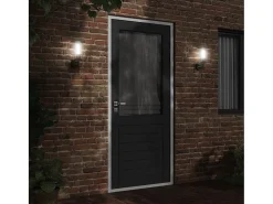 Aplique de exterior de acero inoxidable negro ES483447