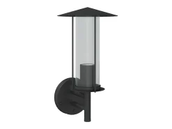 Aplique de exterior de acero inoxidable negro ES483447