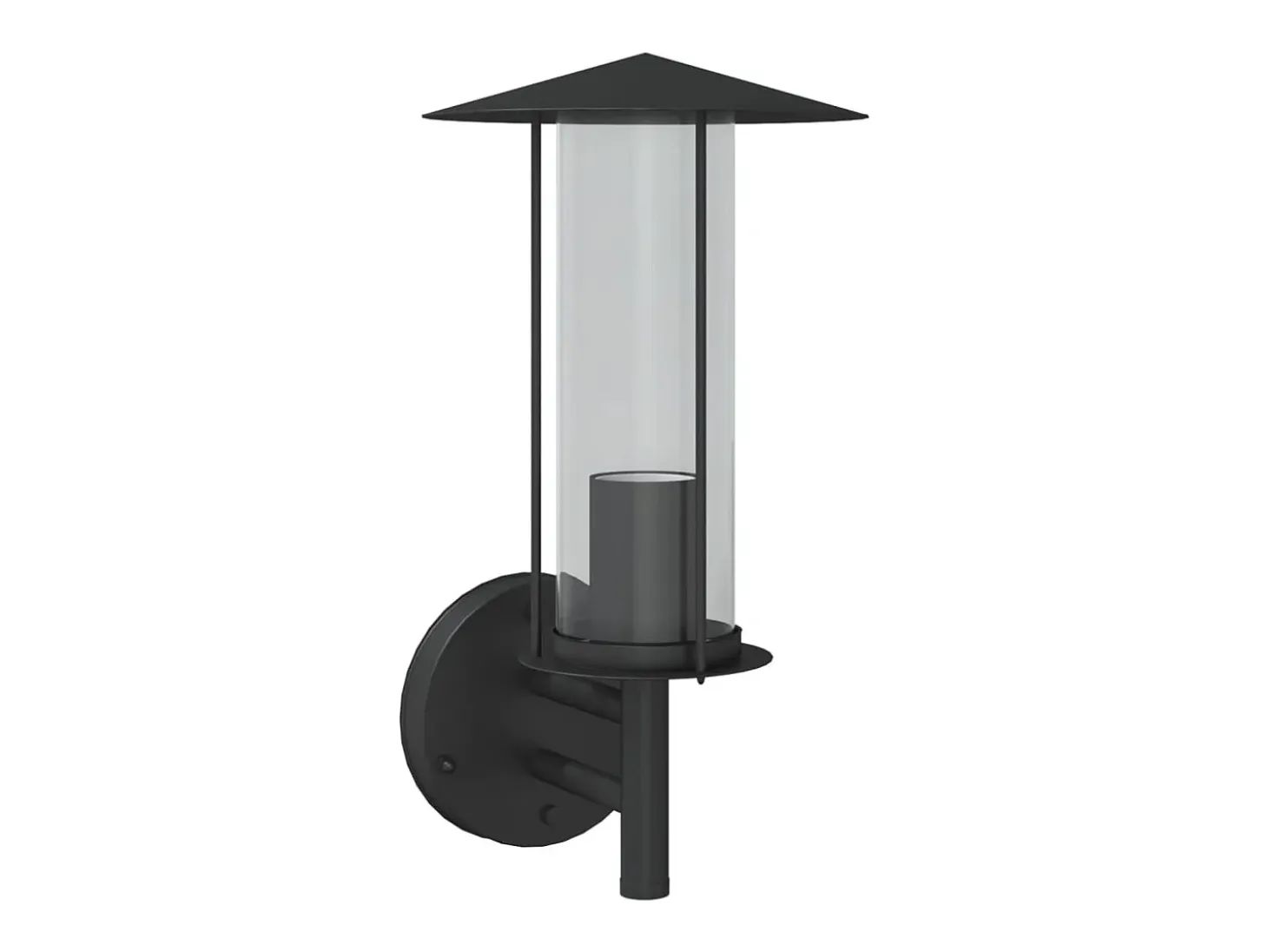 Aplique de exterior de acero inoxidable negro ES483447