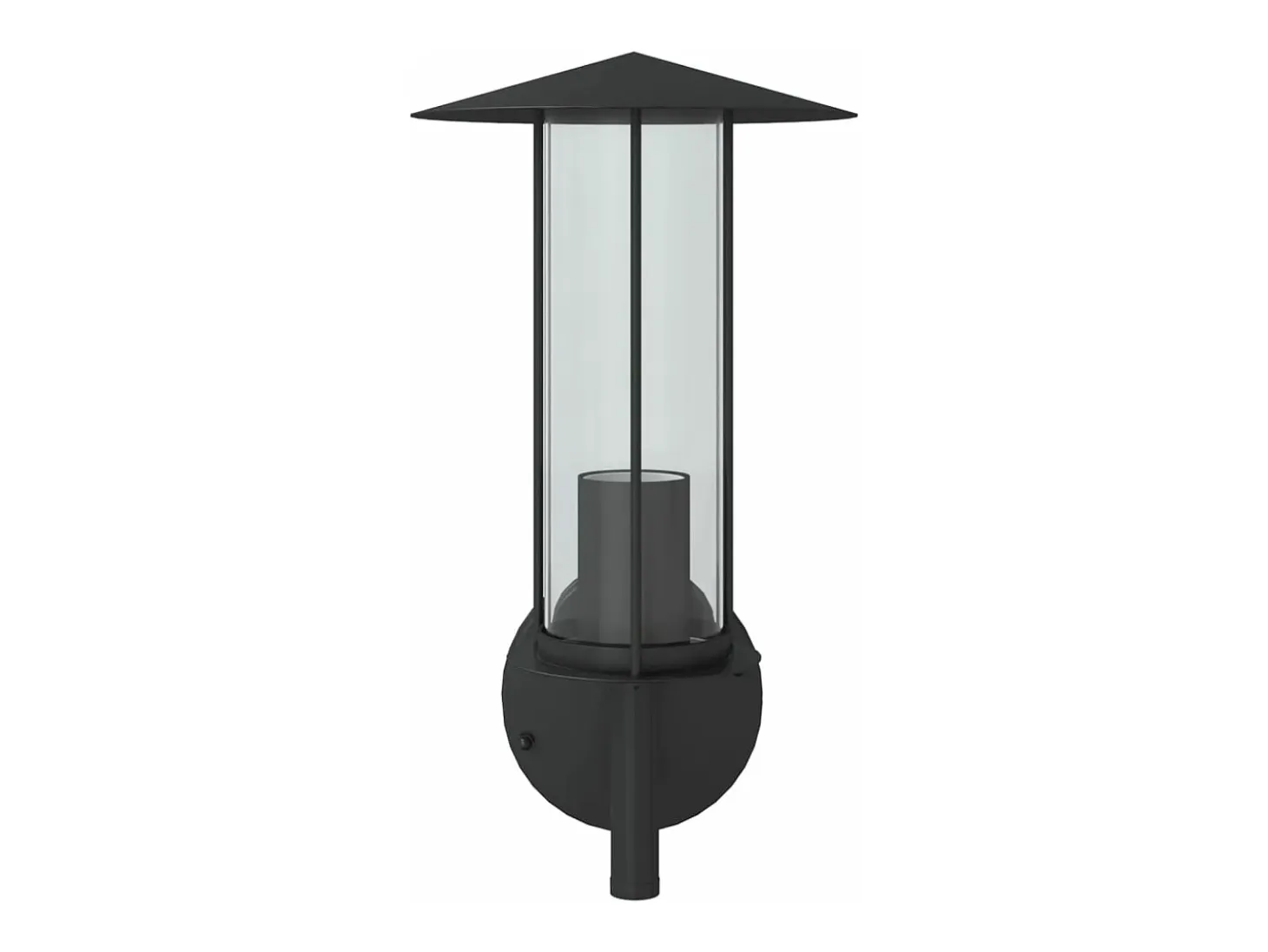 Aplique de exterior de acero inoxidable negro ES483447