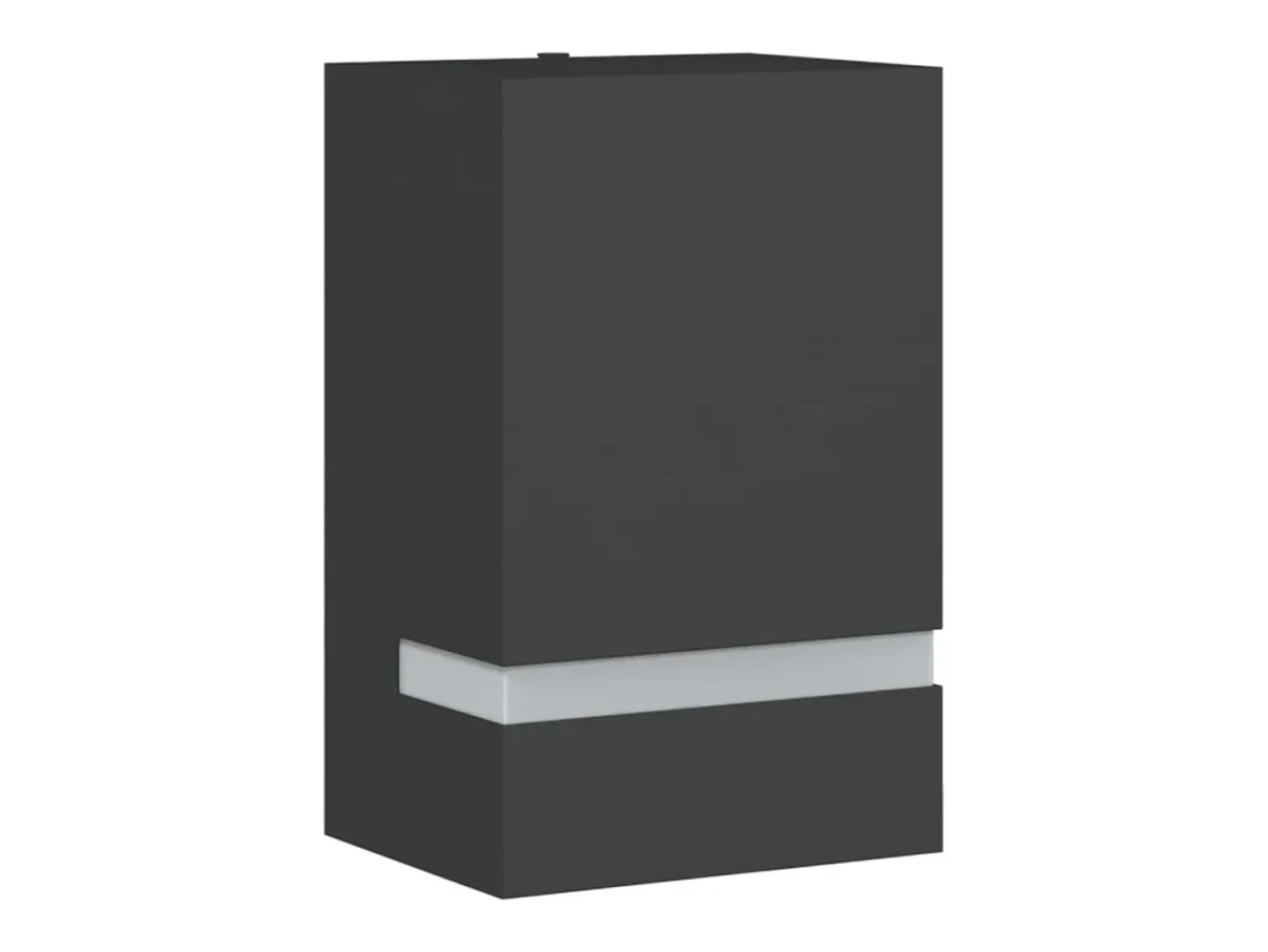 Aplique de exterior de acero inoxidable ES932531 Negro