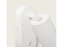 Aplique de Pared Aluminio Aritz 1 Foco Blanco