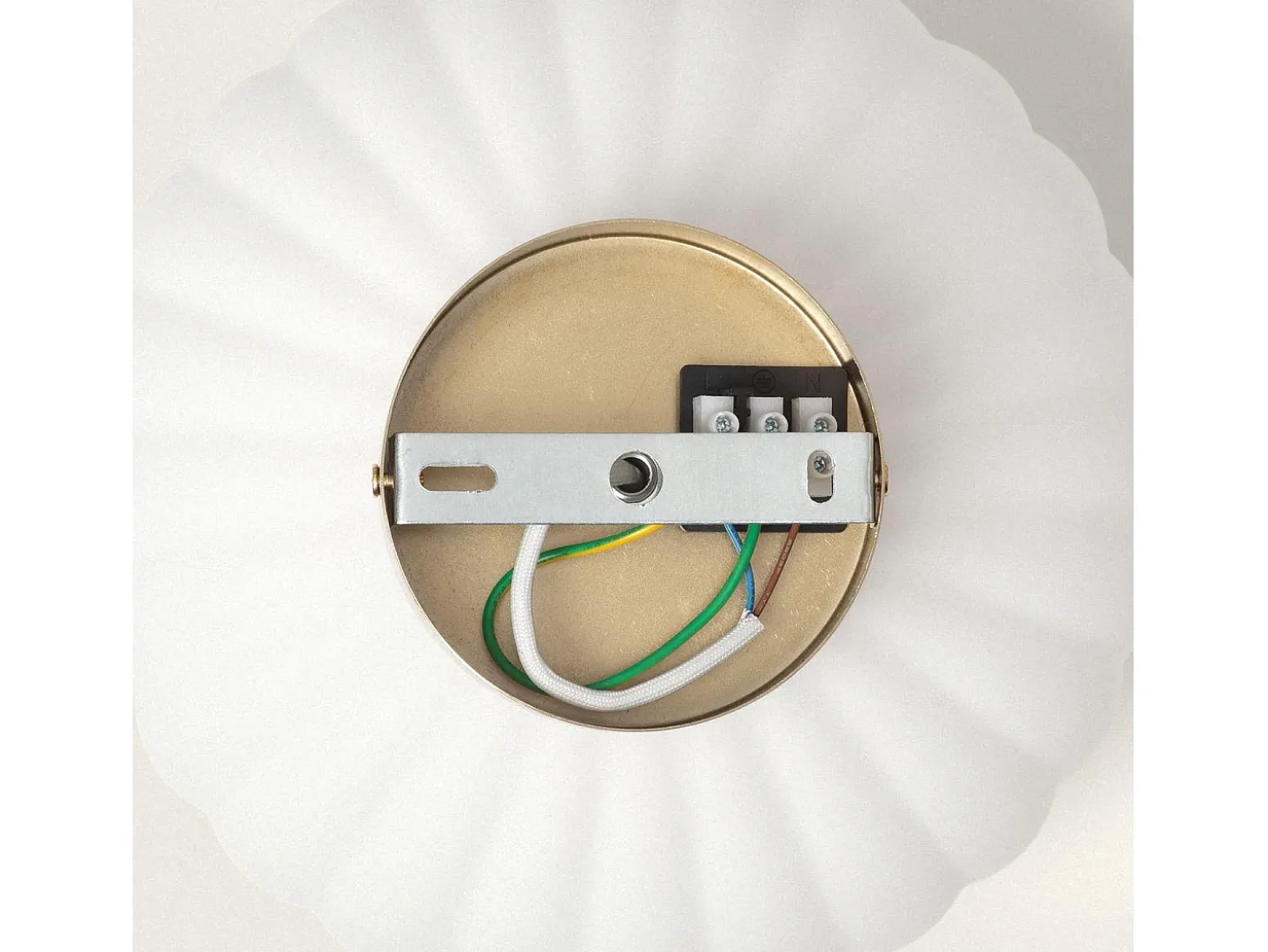 Aplique de Pared Cristal Celina Blanco