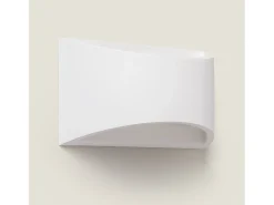Aplique de Pared de Yeso Fosty Blanco