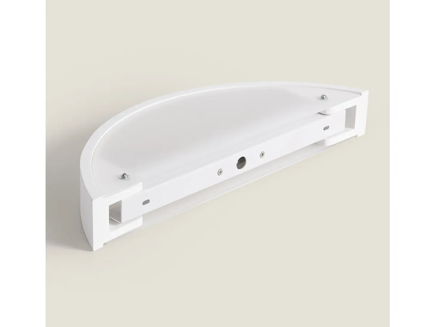 Aplique de Pared de Yeso Iluminación Doble Cara Upinde Blanco