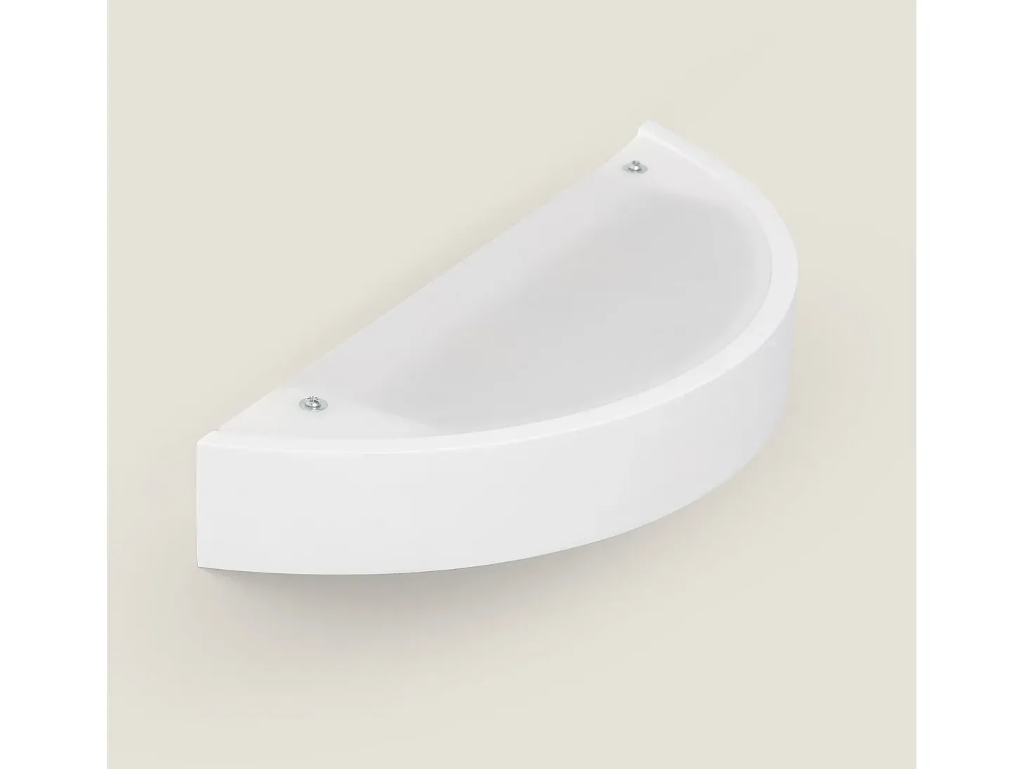 Aplique de Pared de Yeso Iluminación Doble Cara Upinde Blanco
