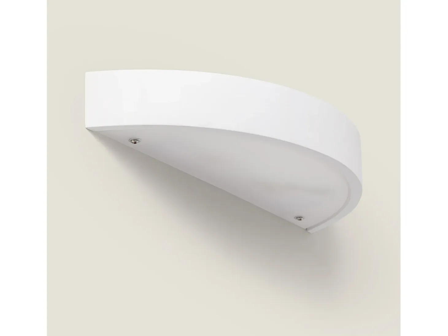 Aplique de Pared de Yeso Iluminación Doble Cara Upinde Blanco