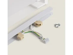 Aplique de Pared de Yeso Iluminación Doble Cara Upinde Blanco