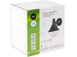 AKUNADECOR Iluminación Exterior^Aplique Exterior Mentol 1luz Ip44 Negro