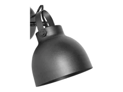 Aplique TOSEL ,metal,antracita,A13xD18xP15cm