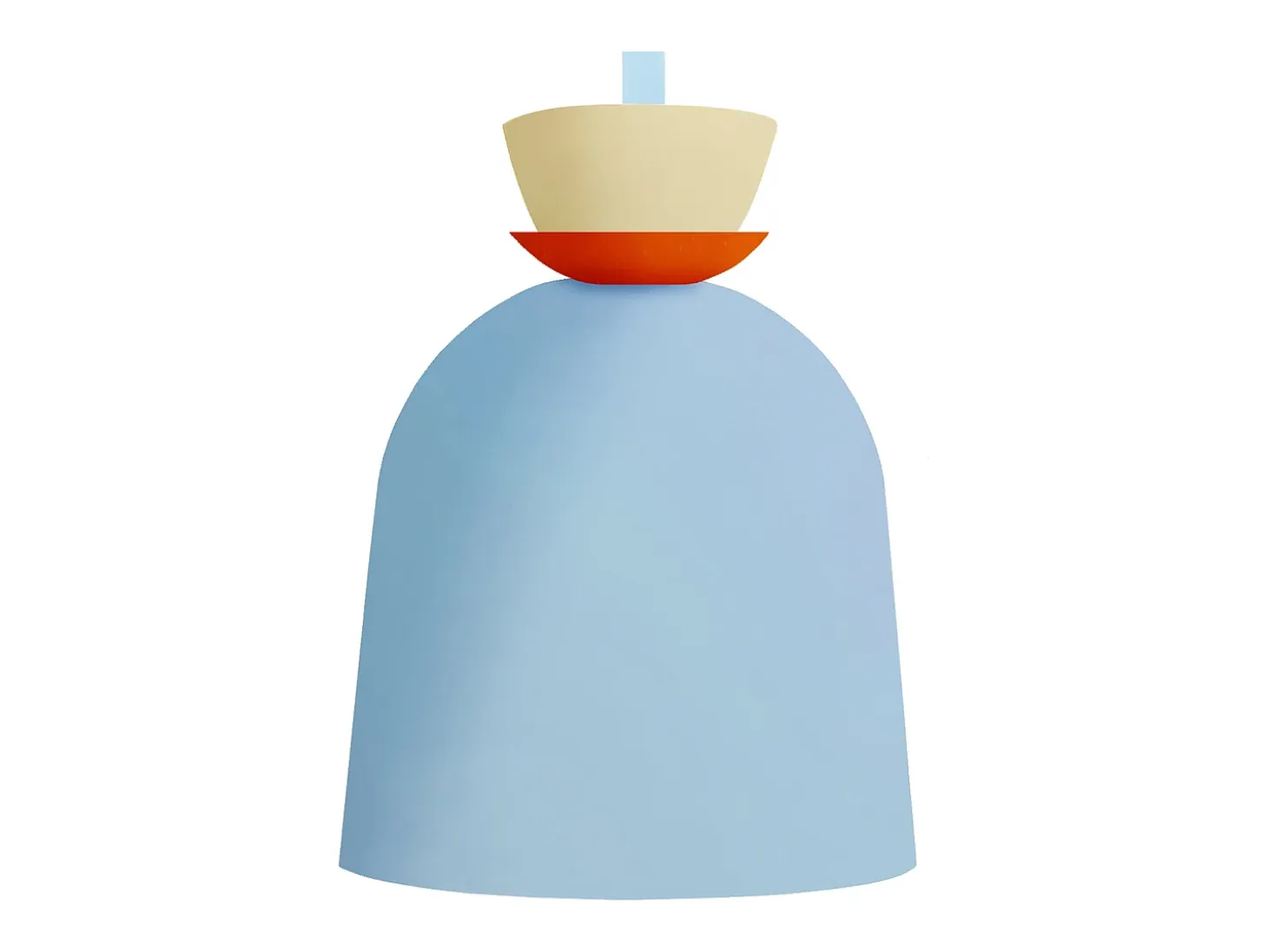 Aplique TOSEL ,metal,Azul ,A27xD14,5xP22,5cm