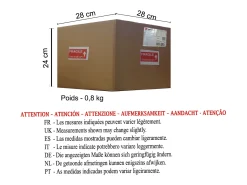 TOSEL Aplique Para Pared^Aplique ,metal, , A 10,5xD20x P 20cm Gris