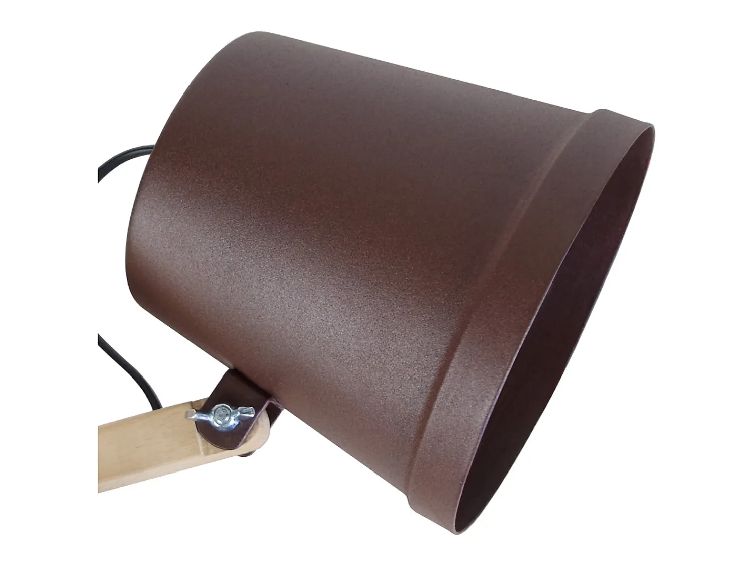 TOSEL Aplique Para Pared^Aplique ,metal,natural,A30xD 17x P 27cm Marru00f3n