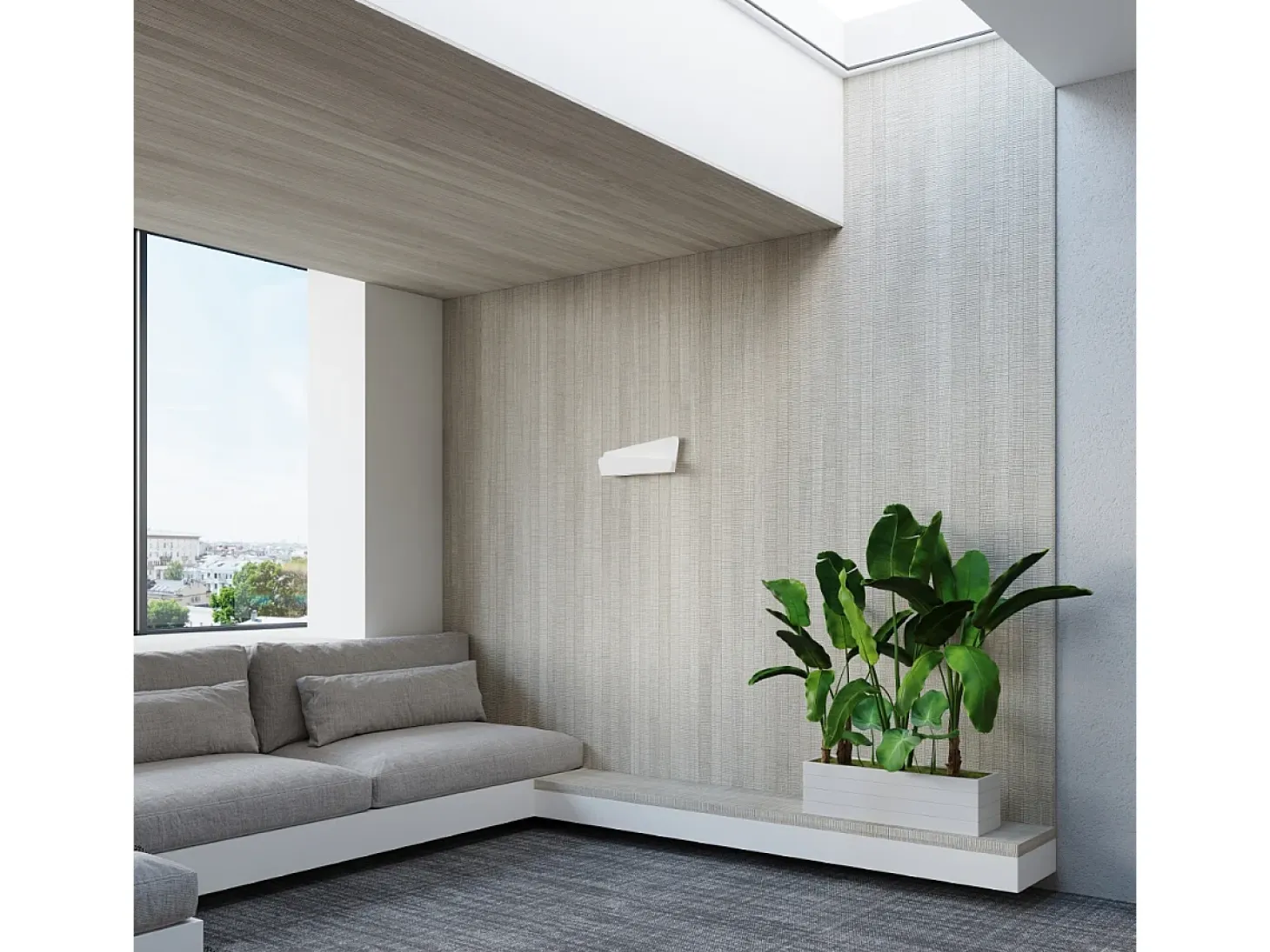 Applique Moderna Incasso Bianco G9 Lámpara de pared Flush Modern Blanco G9