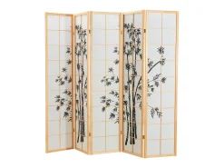 Biombo 220x179x2 cm natural Shoji