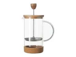 New Secret de Gourmet Cafetera de Bambú "Nature" 60cl Moderna y Ecológica Beige