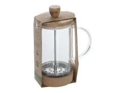 New Secret de Gourmet Cafetera de Bambú "Nature" 60cl Moderna y Ecológica Beige
