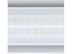 AKUNADECOR Lámpara Suspendida^Campana Rect. Indust Ip65 Modelo Mendel Aluminio Gris