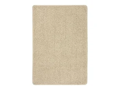 Charleroi Alfombra peluda antideslizante color crema 160x230 cm