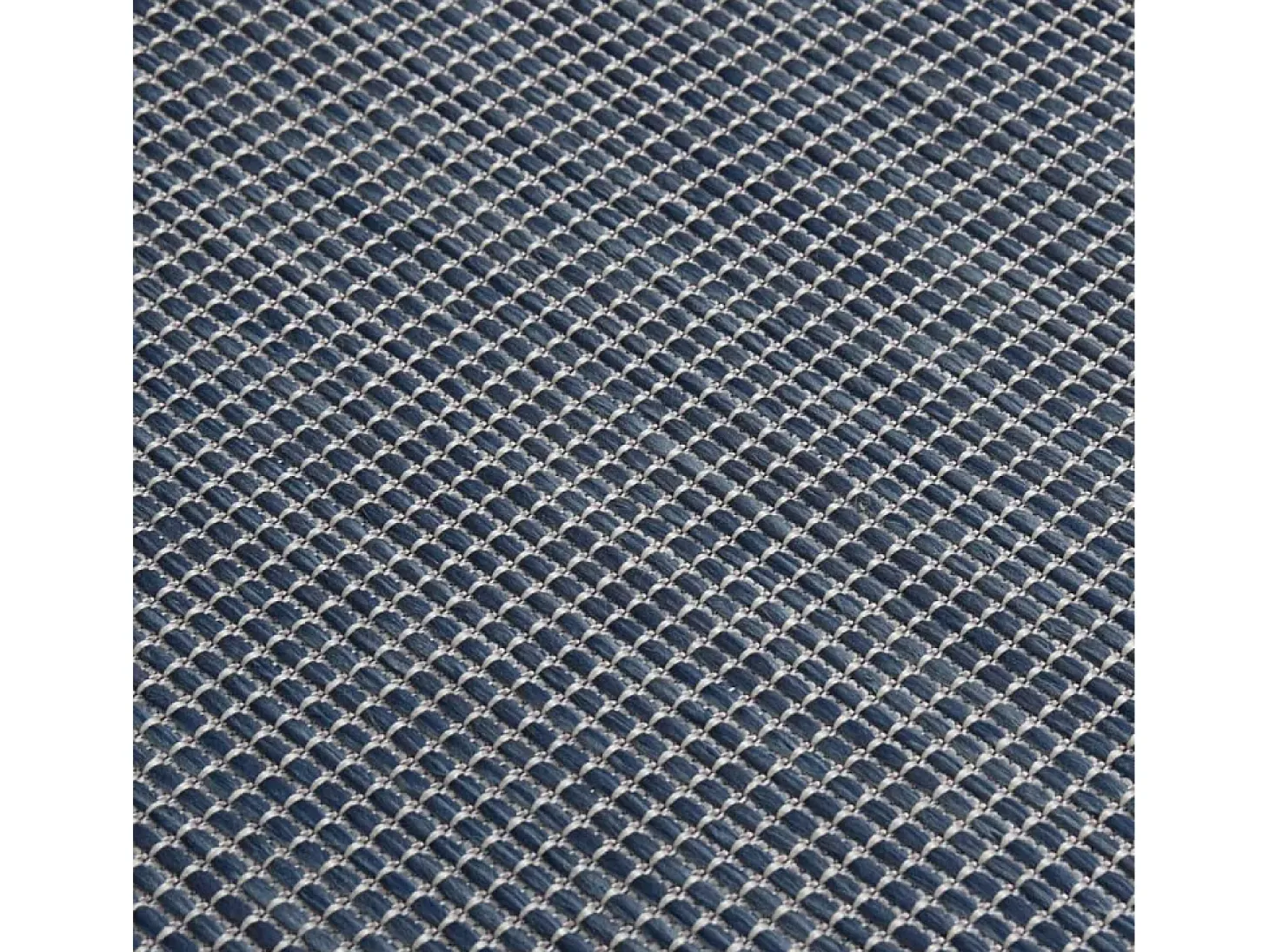 Christiaan Alfombra de exterior de tejido plano azul 200x280 cm