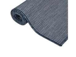 Christiaan Alfombra de exterior de tejido plano azul 200x280 cm