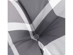Best Clicnbuy Cojines para palets 3 unidades tela a cuadros gris Multicolor