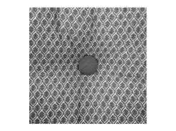 Best Atmosphera Cojín de suelo de estilo geométrico Gris