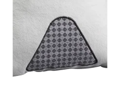 Cojín Tipi de poliéster blanco 27x22cm