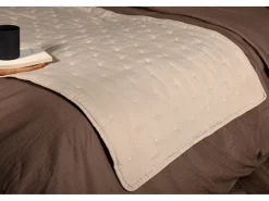 ebuy24 Ropa De Cama^Colcha Sally 80x260cm . Beige