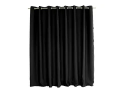 Best ENJOY HOME Cortina opaca de alambre de gran anchura 300 x 240 cm Negro