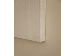 Outlet DECOWOOD Cuadro decorativo sobre lienzo de algodón con marco de madera negro pintado artesanalmente con pintura al oleo de 60x80cm - MARINA - Multicolor