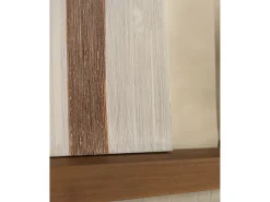 Best DECOWOOD Cuadro decorativo sobre lienzo de algodón con marco de madera negro pintado artesanalmente con pintura al oleo de 60x80cm - TESA - Multicolor
