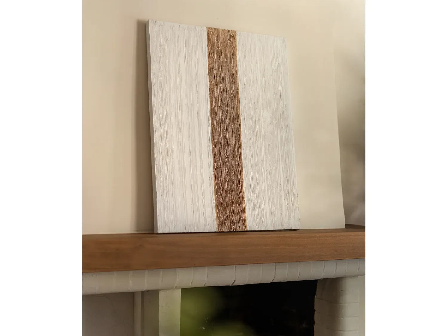 Best DECOWOOD Cuadro decorativo sobre lienzo de algodón con marco de madera negro pintado artesanalmente con pintura al oleo de 60x80cm - TESA - Multicolor
