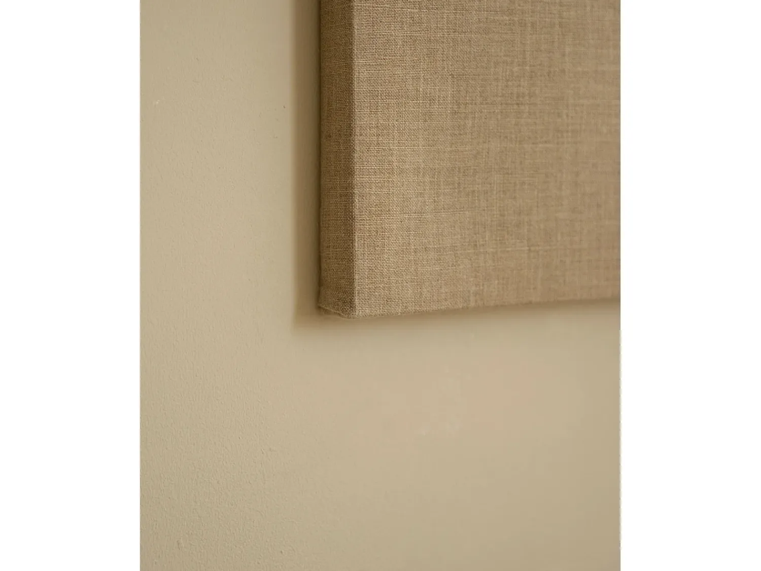 Sale DECOWOOD Cuadro decorativo sobre lienzo de lino con marco de madera blanco pintado artesanalmente con pintura al oleo de 80x100cm - NIMBA - Multicolor