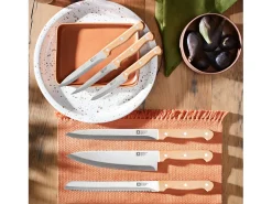 Richardson Sheffield Cubierto^Cuchillo de pan Artisan Bois de 20 cm con mango de haya de Color natural claro