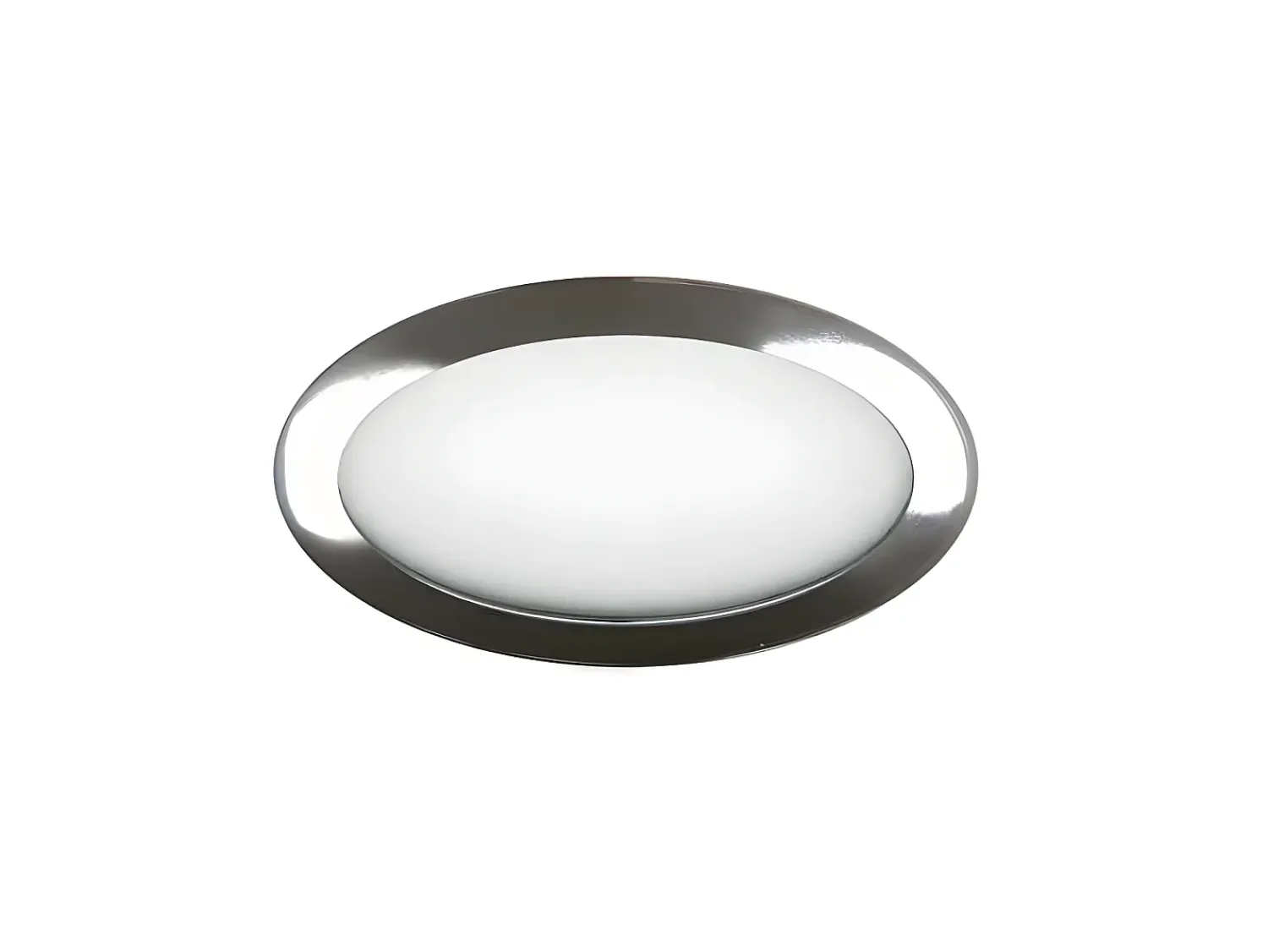 AKUNADECOR Downlight Empotrable Led Modelo Apolo Cromo Plateado