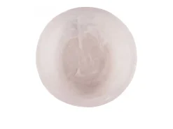 Bazar Bizar Vajilla^El Bol Orgánico De Resina - Rosa Blanco - S Rosa / Blanco