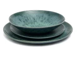 Bazar Bizar Presentación Y Servicio^El Plato De Ensalada Aqua Azul