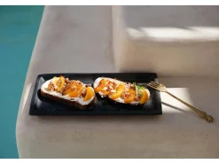 Bazar Bizar Vajilla^El Plato De Sushi Quemado - - M Negro