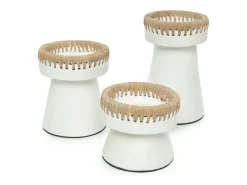 Bazar Bizar El Portavelas Pretty - Blanco Natural - S Multicolor