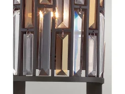 Aplique Para Pared^Elstead Gemma 2 ljus inomhusvägglampa vintage brons, E14 Bronce