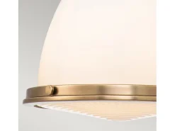 Best Elstead Hinkley Amelia Kupol taklampa Heritage Mässing Camel