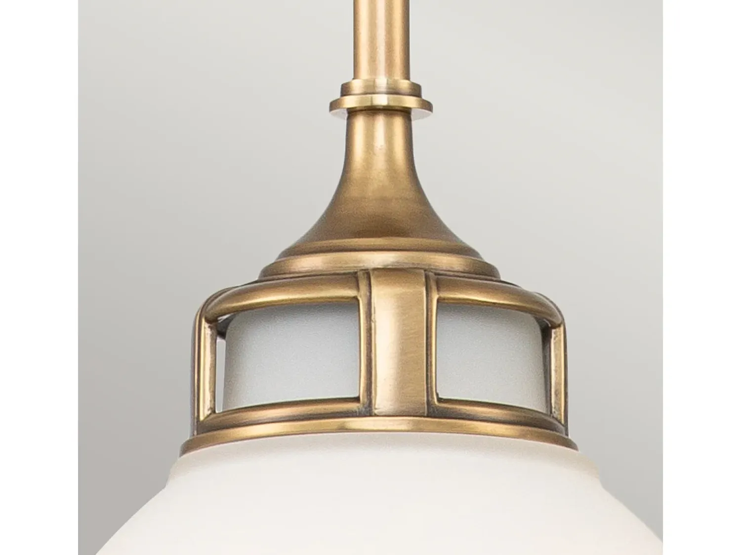 Best Elstead Hinkley Amelia Kupol taklampa Heritage Mässing Camel