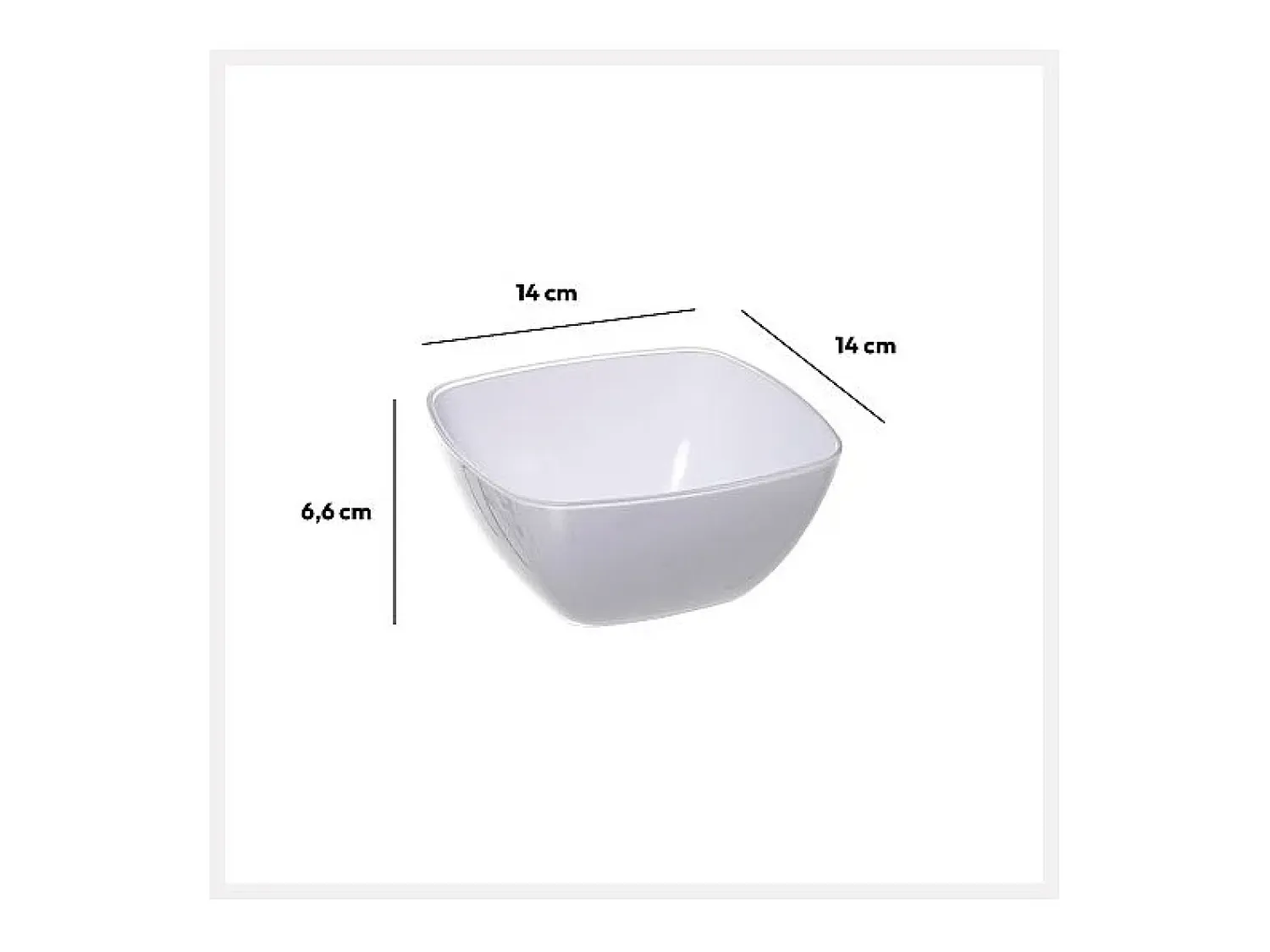 Online 5five Ensaladera de cerámica blanca de 25 cm. Blanco