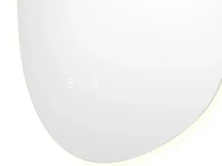 OZAIA Espejo De Pared|Espejo^Espejo de baño iluminado asimétrico anti-vaho - 60 x 80 cm - INACIA Transparente