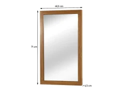 Espejo de pared de teca MCW-M75
