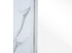 Espejo de pared MCW-L86, aspecto mármol blanco