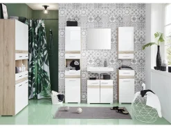 Best Les Tendances Espejo de pared rectangular Varok roble claro 60 cm Color natural claro