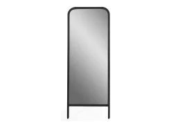 Outlet Les Tendances Espejo de pie OKELA de metal – 122 cm Negro
